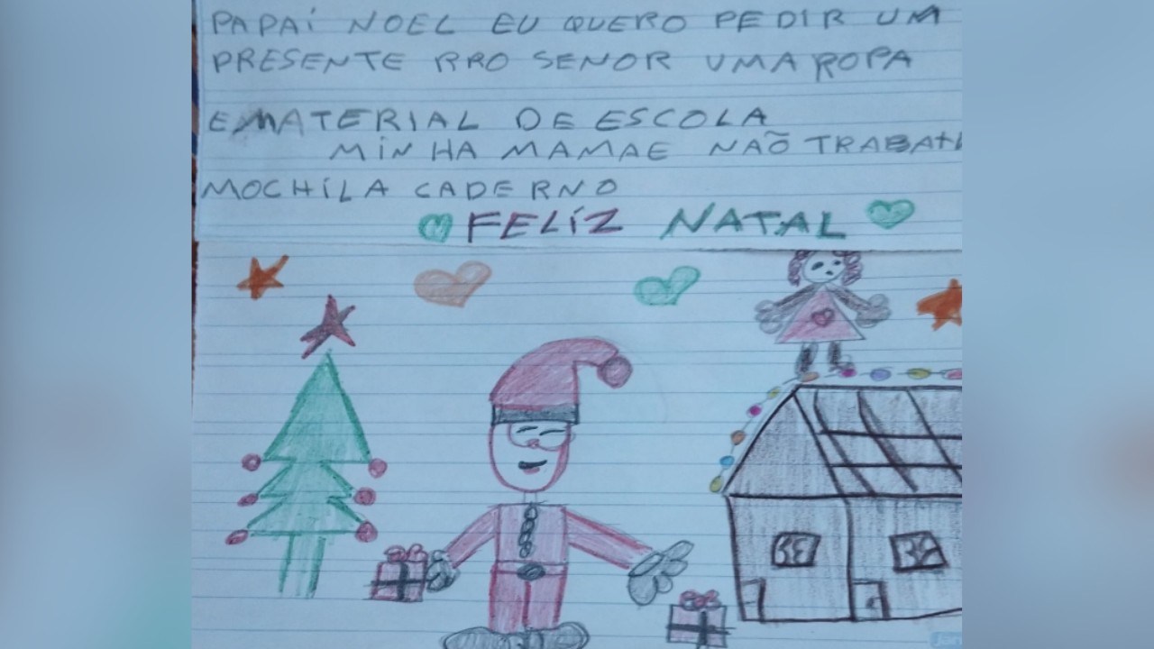 Papai Noel dos Correios: saiba como adotar cartinhas e entregar presentes em Uberlândia e Uberaba 