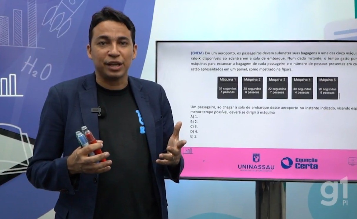 ‘Saber a operação certa faz a diferença’, diz professor sobre prova de matemática do Enem 2025