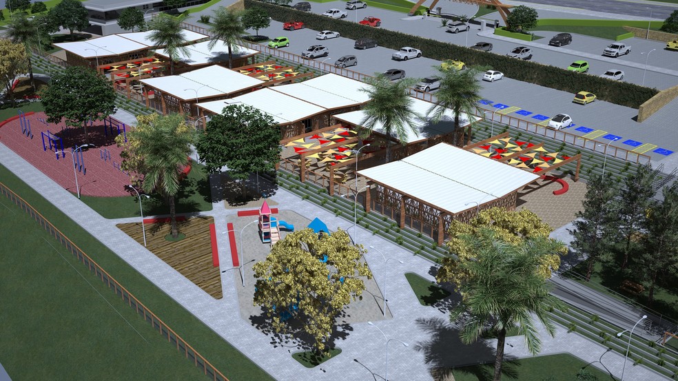 Projeto Costeira Parque, em Natal — Foto: Divulgação/governo do RN