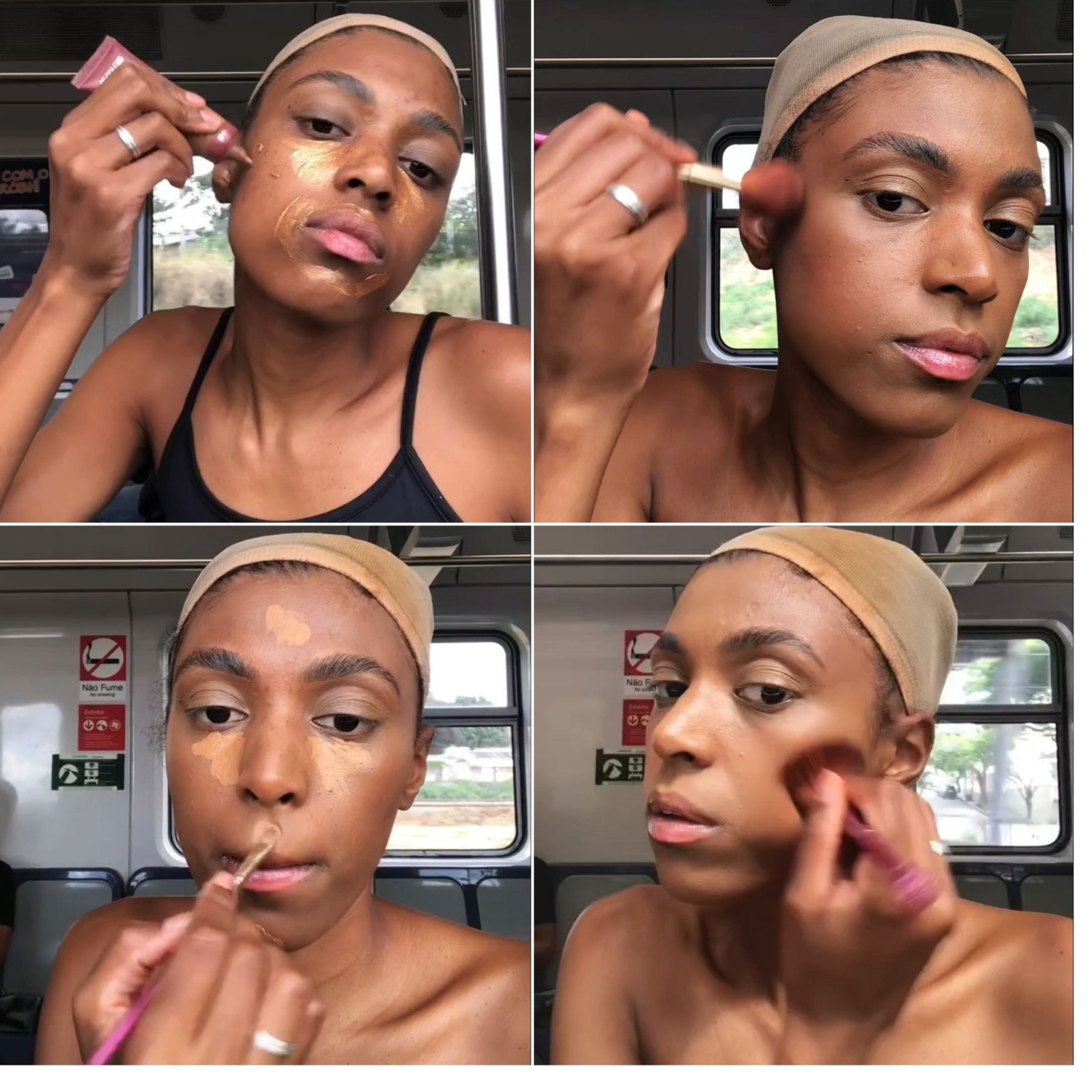 Influenciadora viraliza com dicas de beleza gravadas no caminho para o trabalho; veja passo a passo