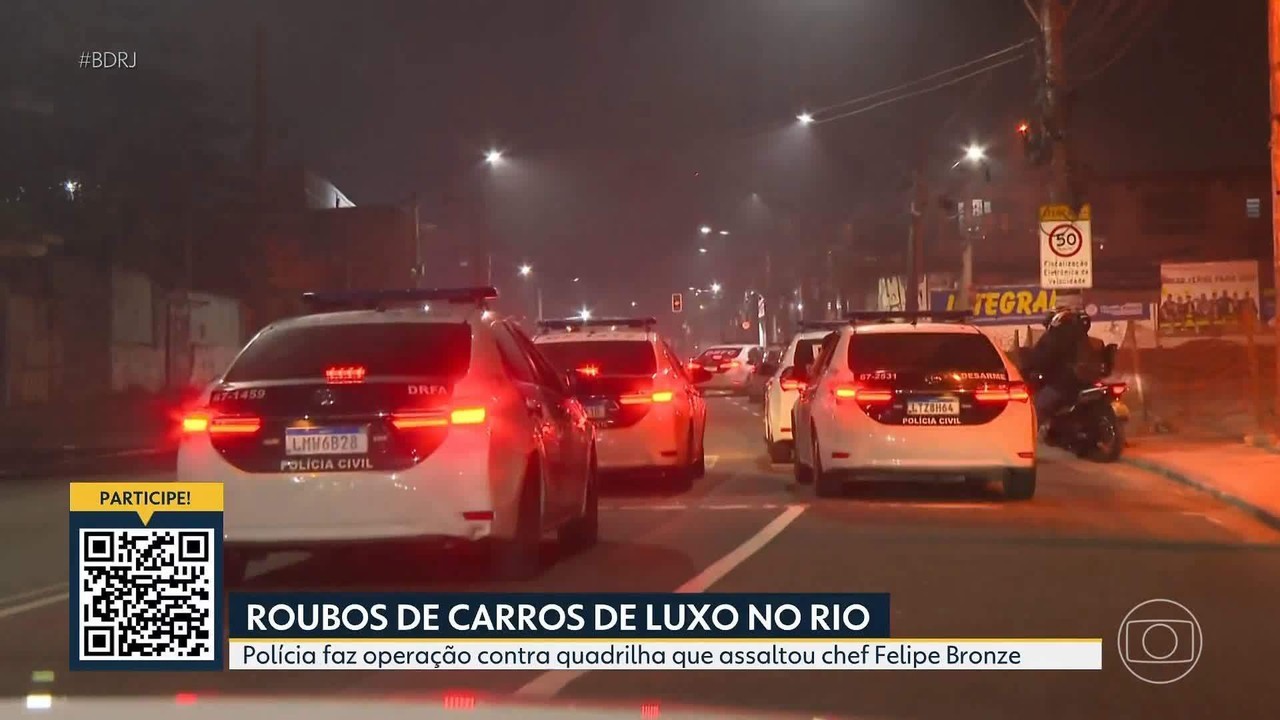Polícia faz operação para prender ladrões de carros de luxo