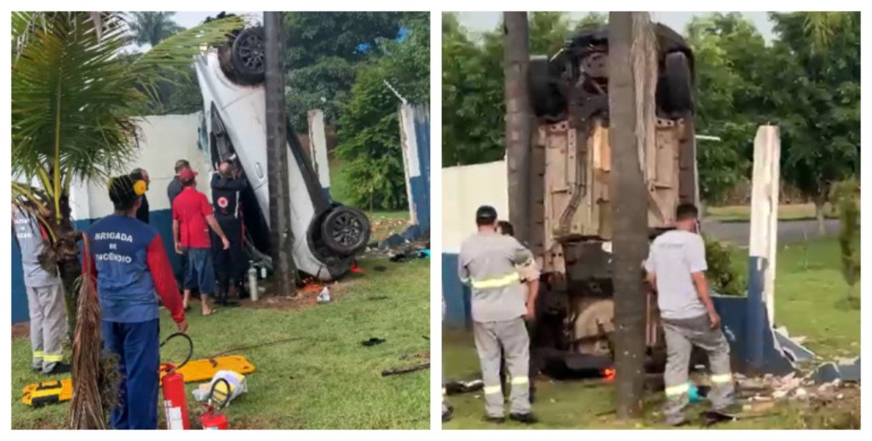 Motorista morre após carro sair da pista e atingir muro no interior de SP