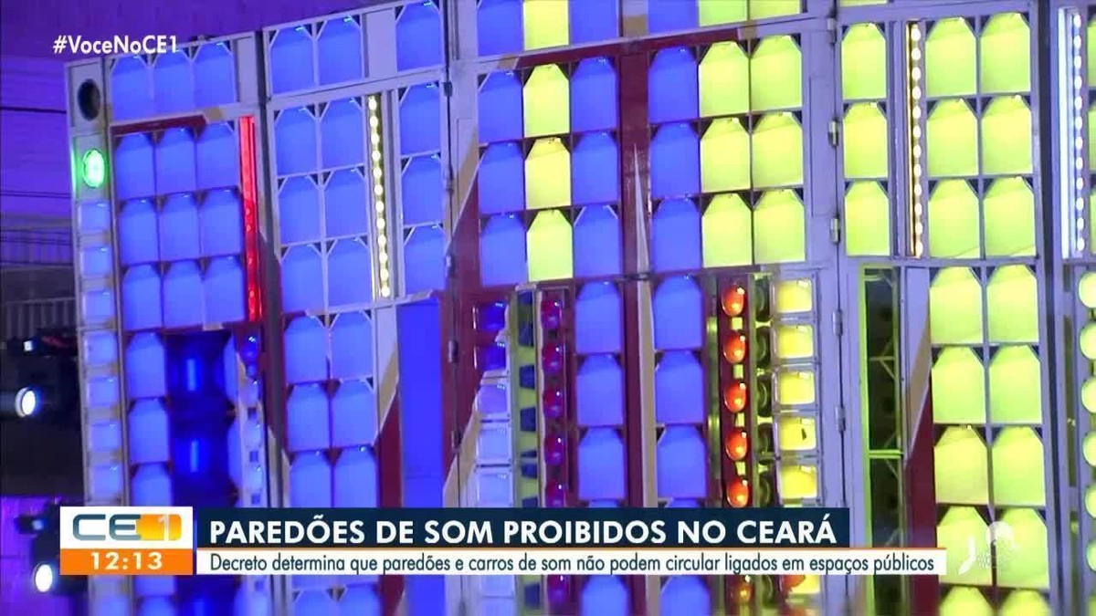 Ceará publica decreto que proíbe paredões de som em espaços