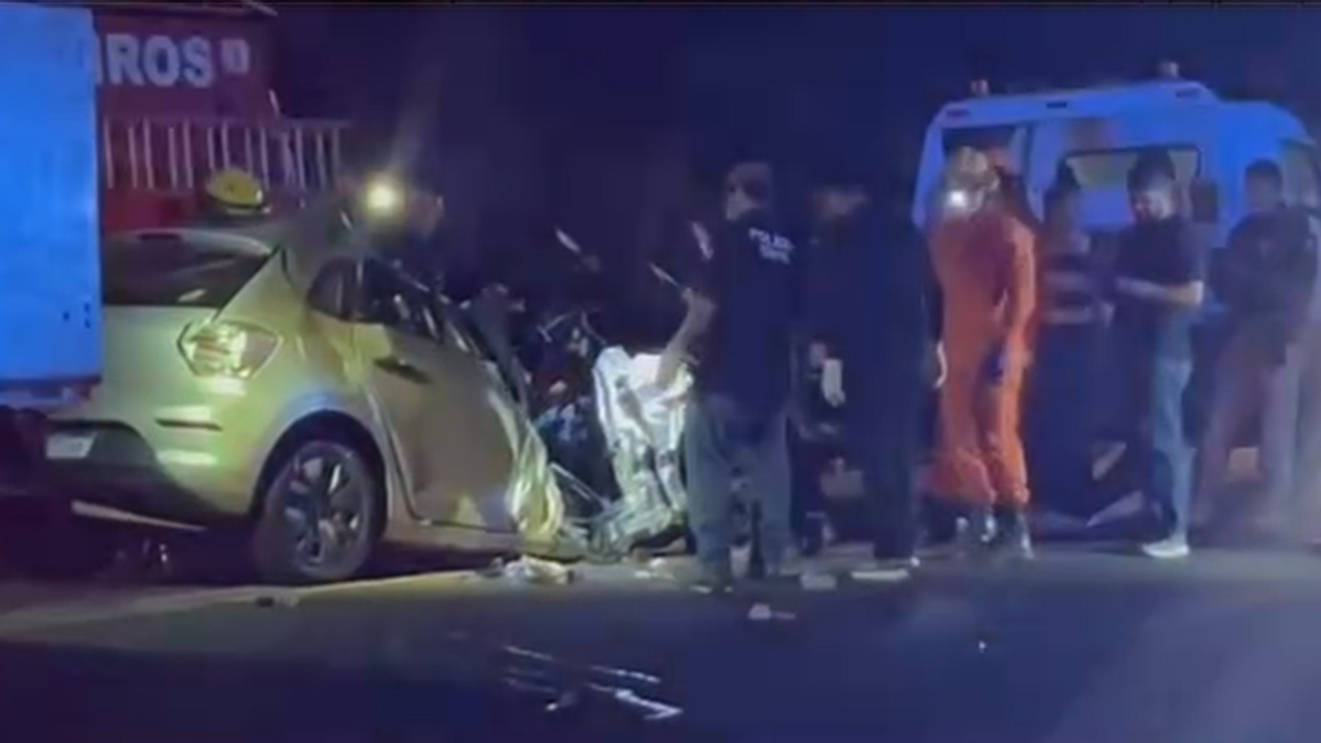 Três homens morrem na BR-364 em colisão frontal entre carro e caminhão