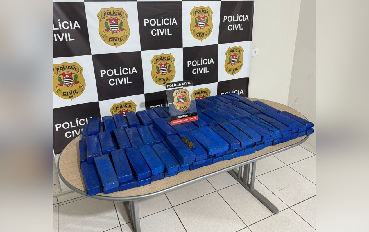 Polícia Civil apreende mais de 90 kg de maconha escondidos em pneu de caminhão no interior de SP