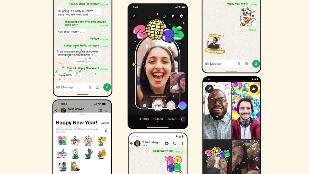 WhatsApp libera novos recursos para o Ano Novo — Foto: Divulgação
