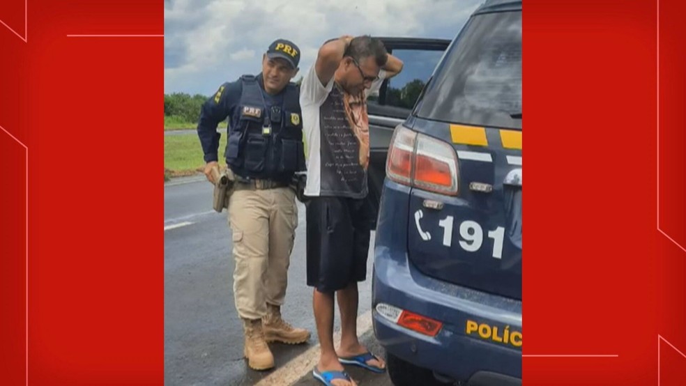 Motorista que atropelou ciclista foi preso em flagrante após teste do bafômetro. — Foto: TV Globo/Reprodução