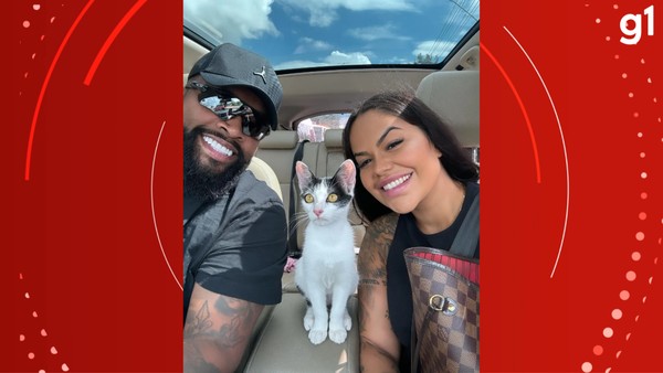 Nego Di e Gabriela Sousa &mdash; Foto: Reprodu&ccedil;&atilde;o/Instagram