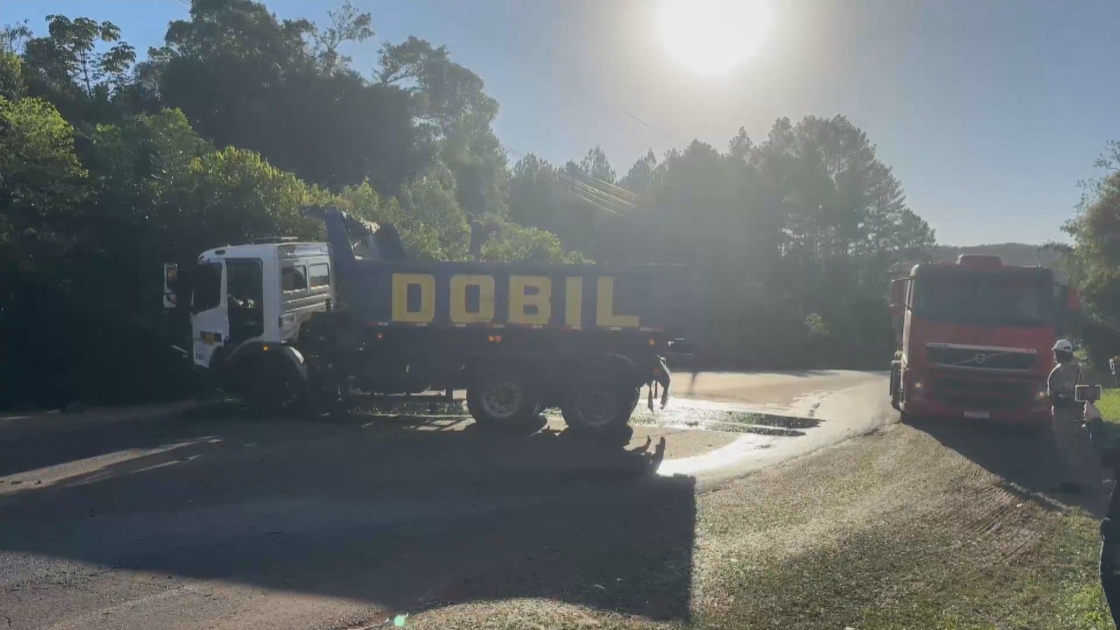 Homem morre após bater de frente contra caminhão na RS-020, em Gravataí