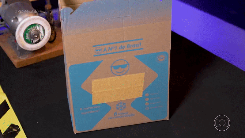Adeus isopor? Empreendedor cria cooler de papelão reciclável que mantém bebida gelada por até 6 horas