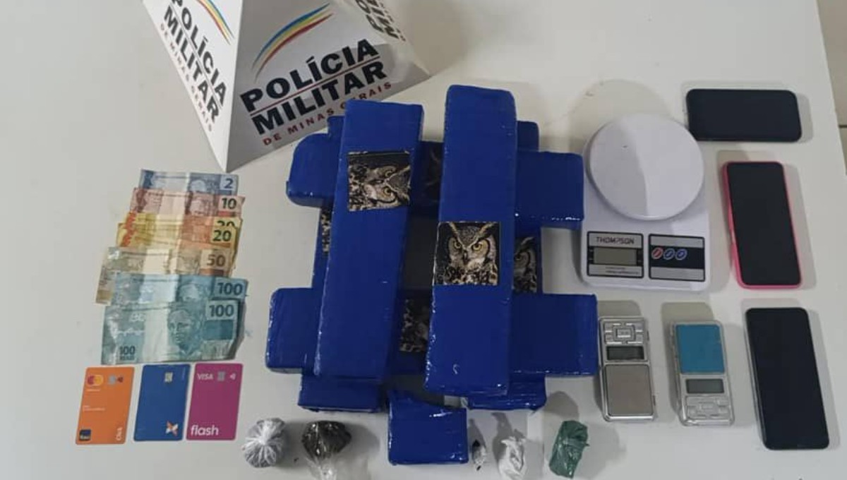 Delivery de drogas termina com prisão de dois homens em Arinos