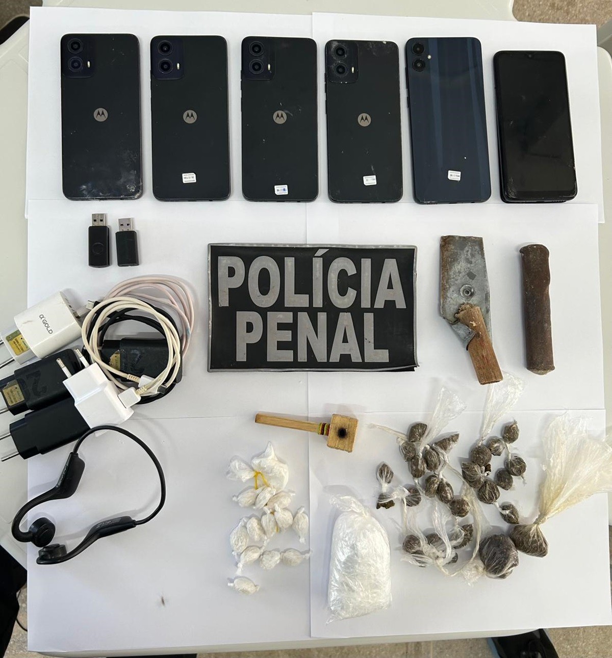 Policiais penais frustram tentativa de fuga e apreendem celulares e drogas em presídio de Maceió