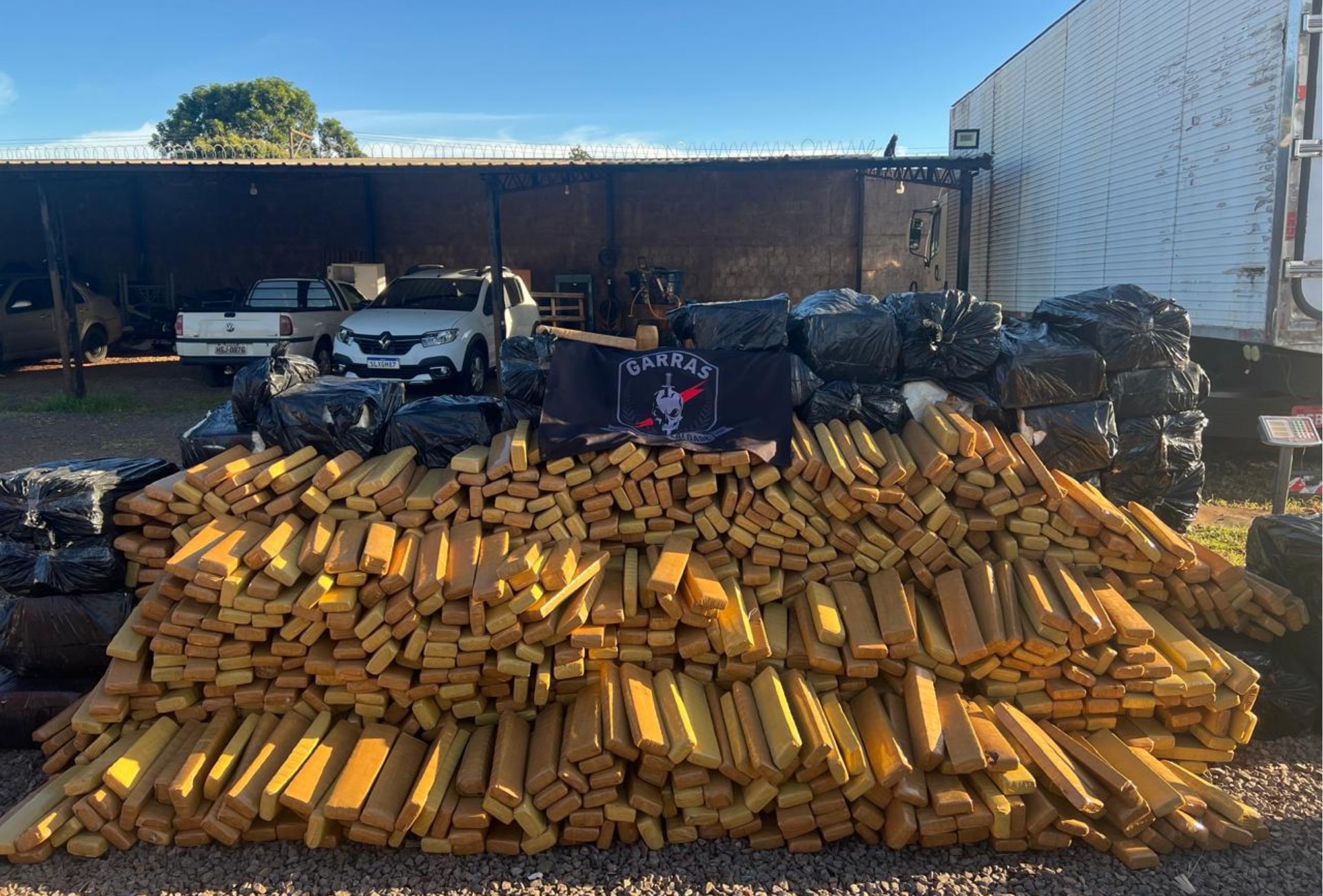 Mais de 3,9 toneladas de maconha são apreendidas em fazenda de MS