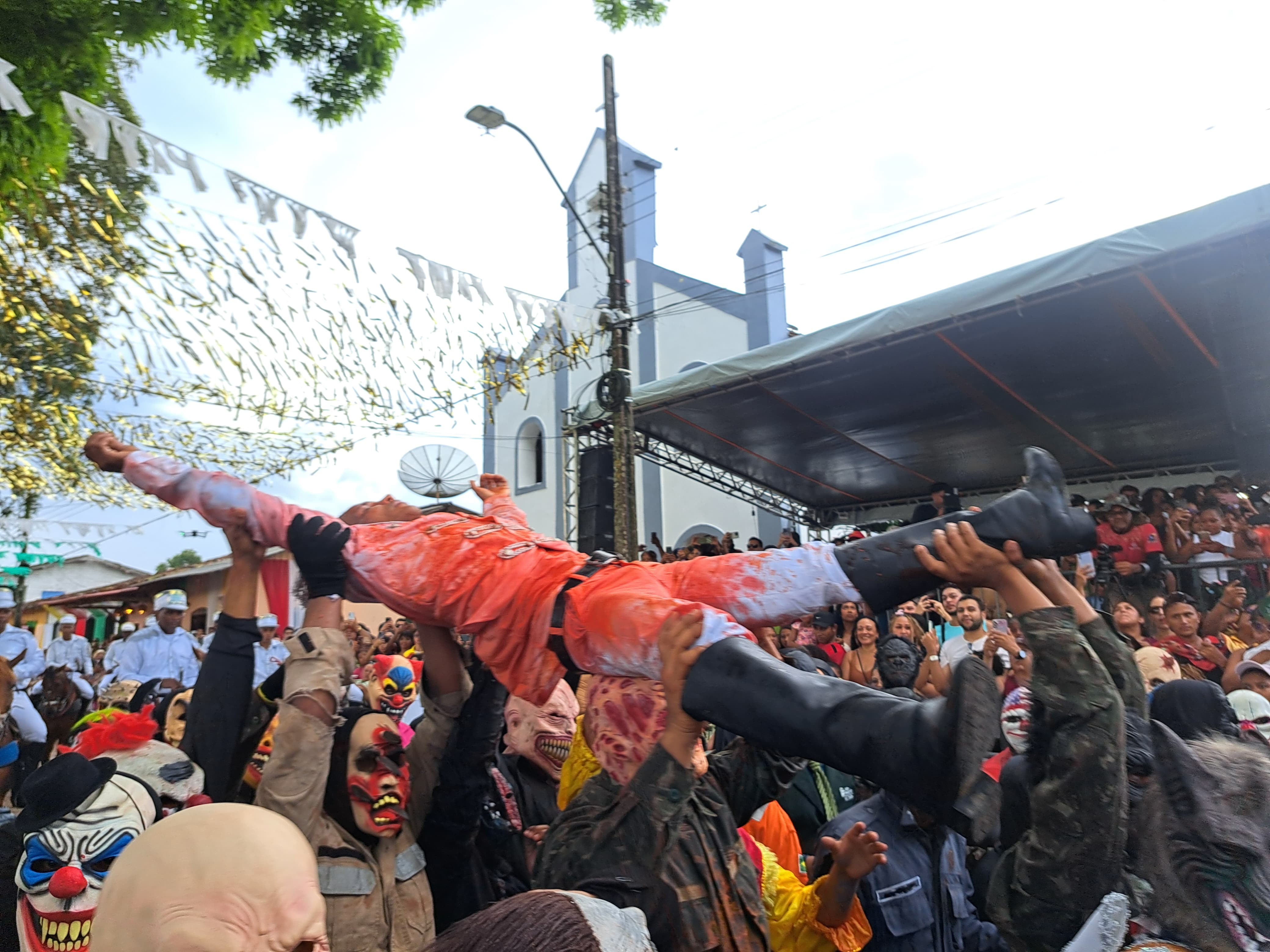 'São Tiago representa um anjo na vida da gente', diz moradora de Mazagão Velho durante festividade
