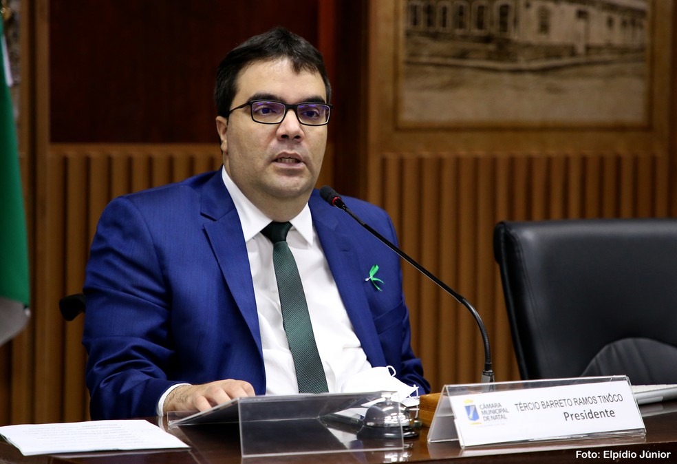Tércio Tinoco, candidato ao Senado pelo RN — Foto: Elpídio Júnior/CMN