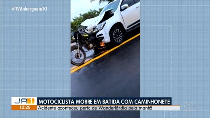 Motociclista morre após ser atingido por caminhonete