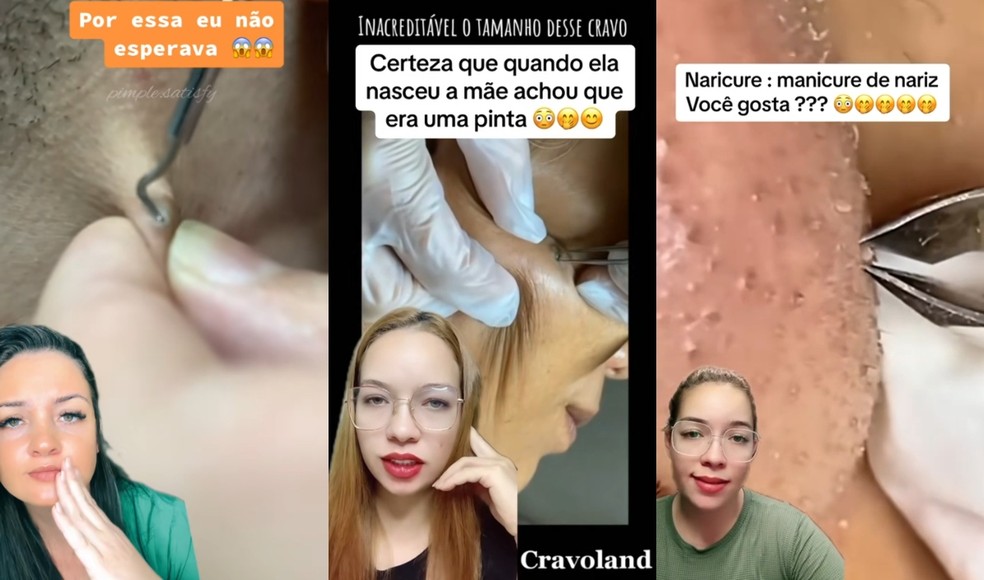 Kellen Soares e Daniella Fernandes, de Goian&eacute;sia (GO), reagem a v&iacute;deos de cravos no TikTok &mdash; Foto: TikTok/Reprodu&ccedil;&atilde;o