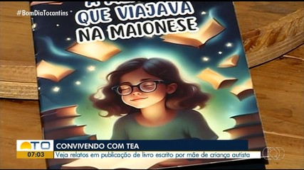 Escritora publica livro contando histórias da filha com autismo em Gurupi