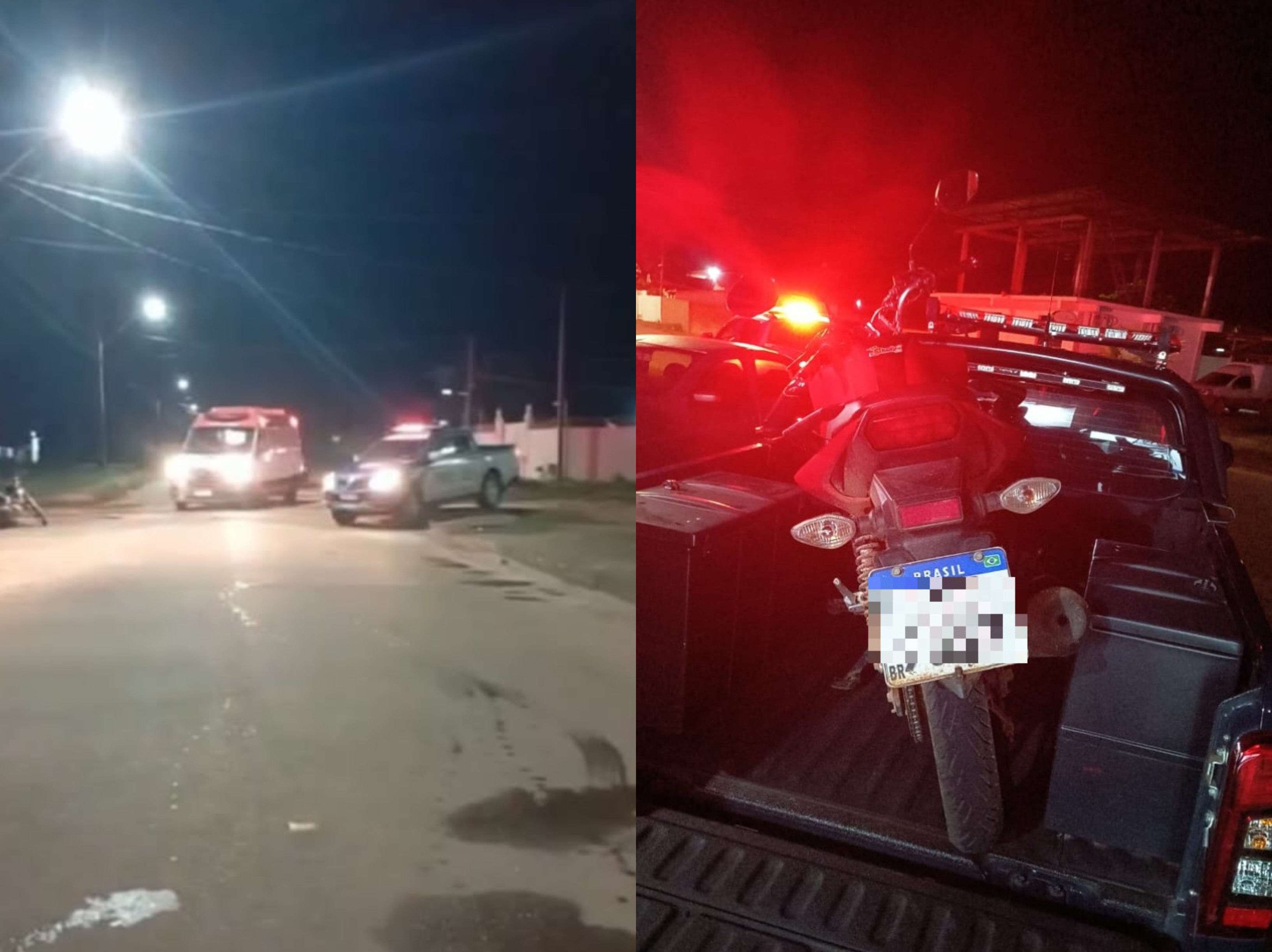 Passageira morre após moto bater em carro estacionado em Bonfim