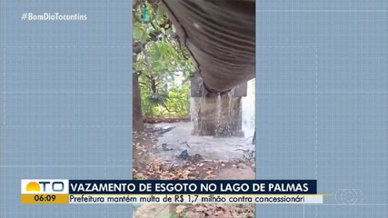 Prefeitura de Palmas mantém multa milionária à BRK Ambiental após vazamento de esgoto