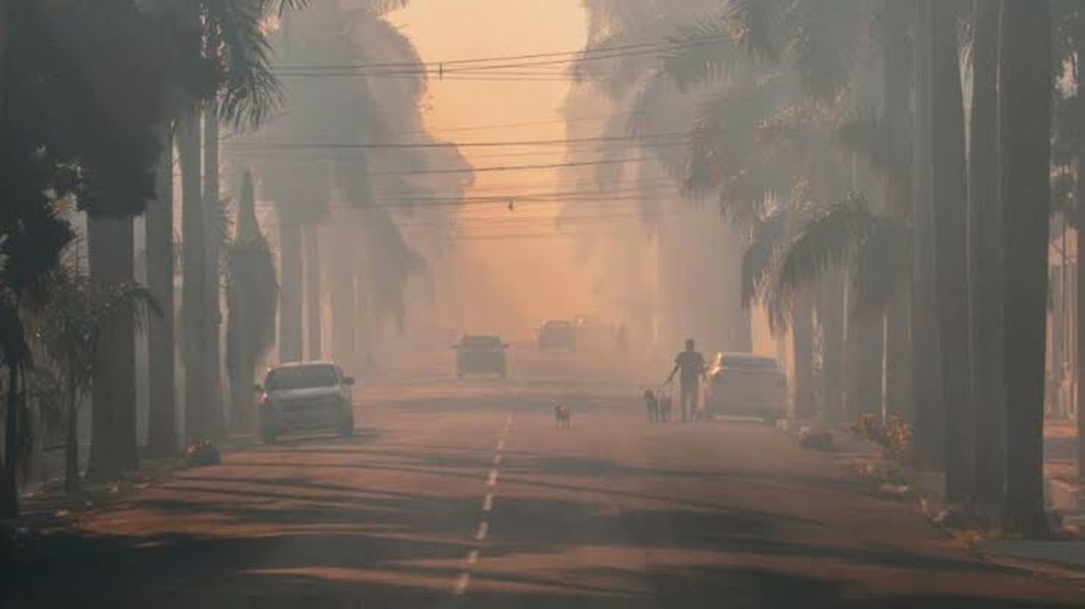 Rua em Corumbá. — Foto: Monica Salustiano Luchner