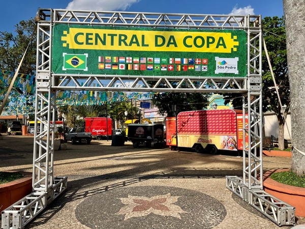 Centro de Campinas terá telão e food trucks nos jogos da Copa do Mundo
