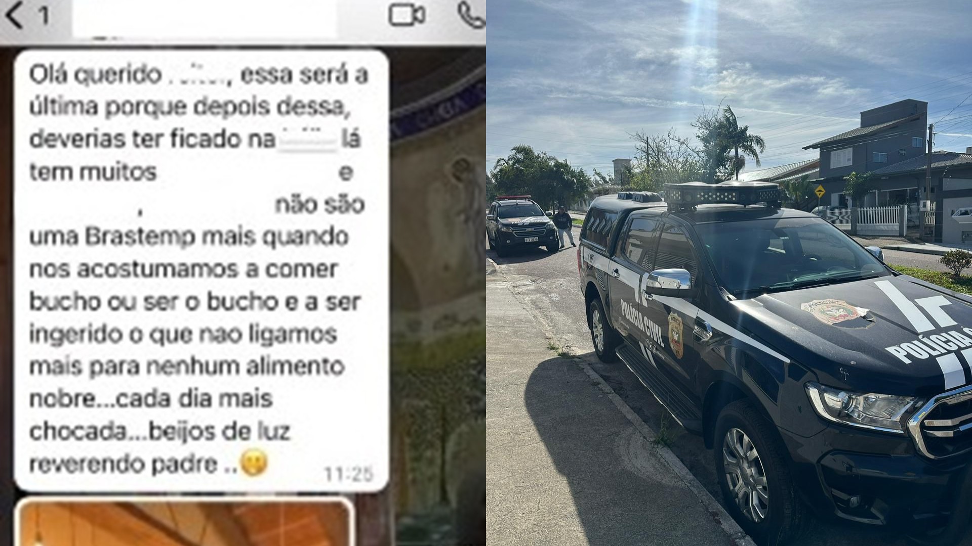 Mulher é investigada por perseguir padre e fazer campanha de difamação após rejeição amorosa em SC