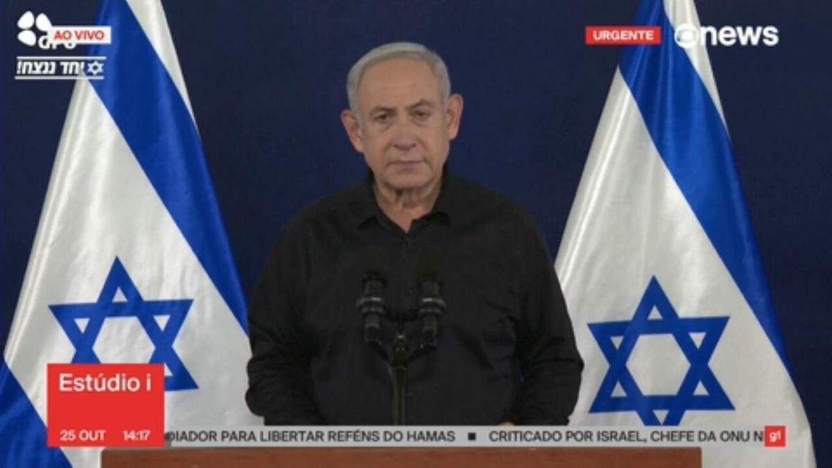 Netanyahu diz que país está se preparando para uma invasão por terra