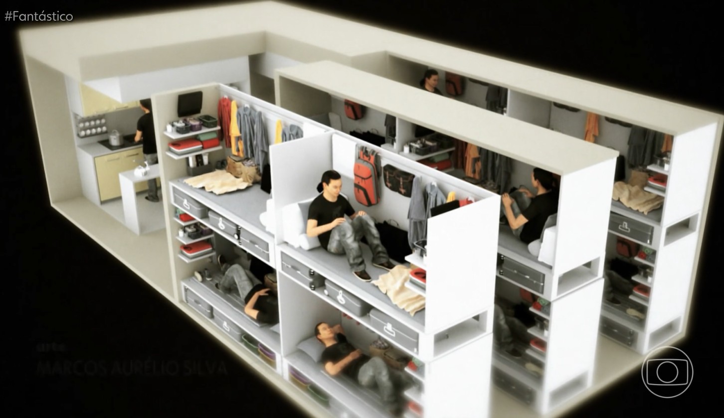 Apartamentos-caixão: a crise de moradia em Hong Kong | G1