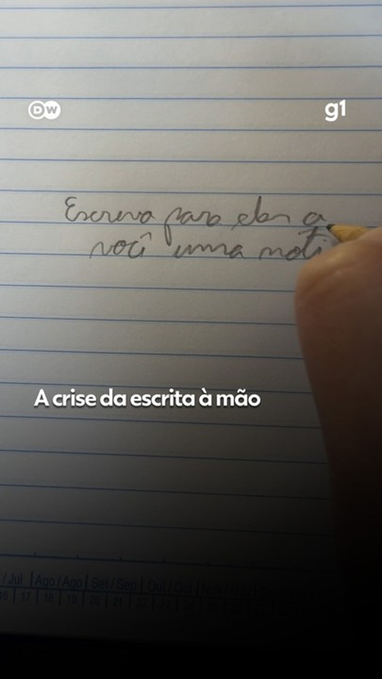 Não escrever mais à mão gerará crise de inteligência no ser humano, diz especialista