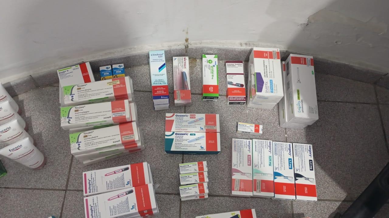 Quadrilha é presa após roubo de remédios de alto custo, como o Ozempic, em Guaratinguetá