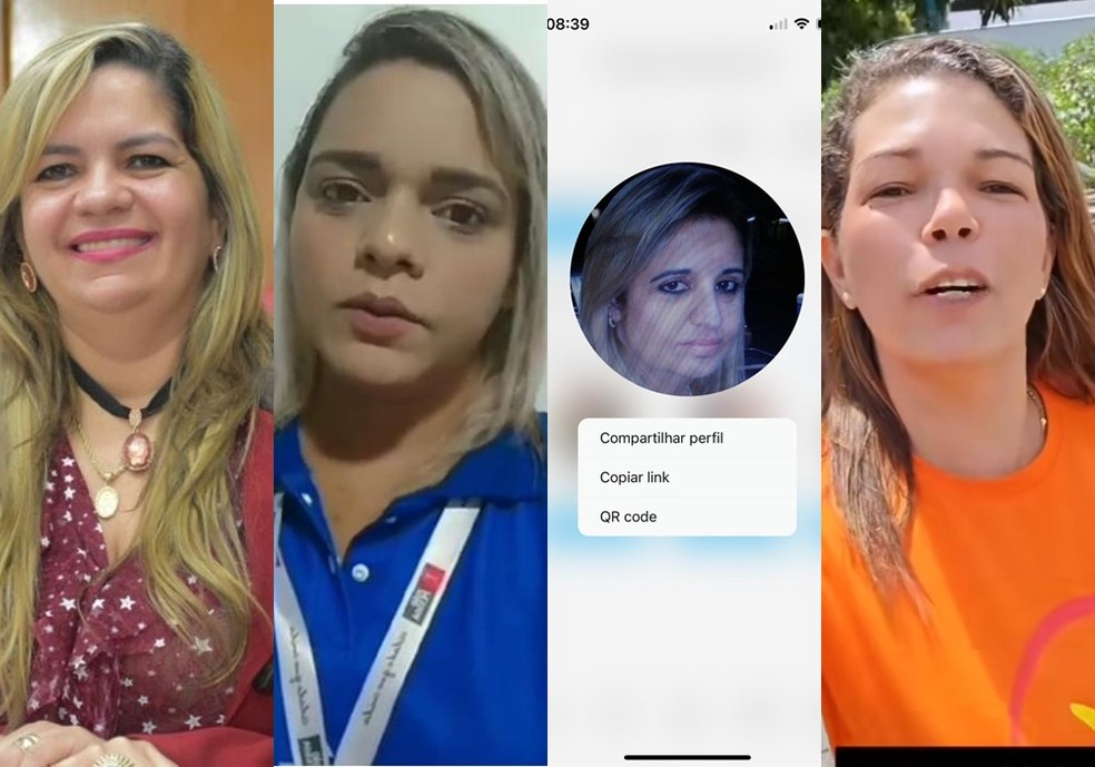 Raíssa Lacerda, Kaline Neres do Nascimento, Pollyanna Monteiro Dantas dos Santos e Taciana Batista do Nascimento tiveram prisões mantidas — Foto: Reprodução/TV Cabo Branco