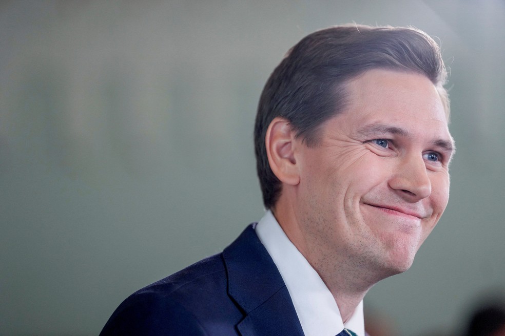 Presidente do Comitê Norueguês do Nobel, Jørgen Watne Frydnes, em anúncio do Nobel da Paz 2026 em 9 de outubro de 2026. — Foto: NTB/Javad Parsa/via REUTERS