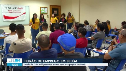 Feirão do Emprego em Belém oferece oportunidades de empregos, estágios e aprendizagem