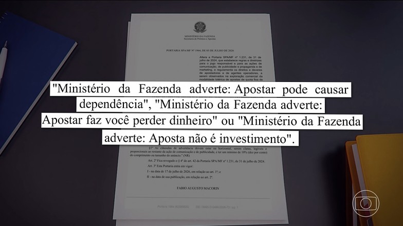 Governo estabelece novas regras e advertências obrigatórias para a publicidade de bets
