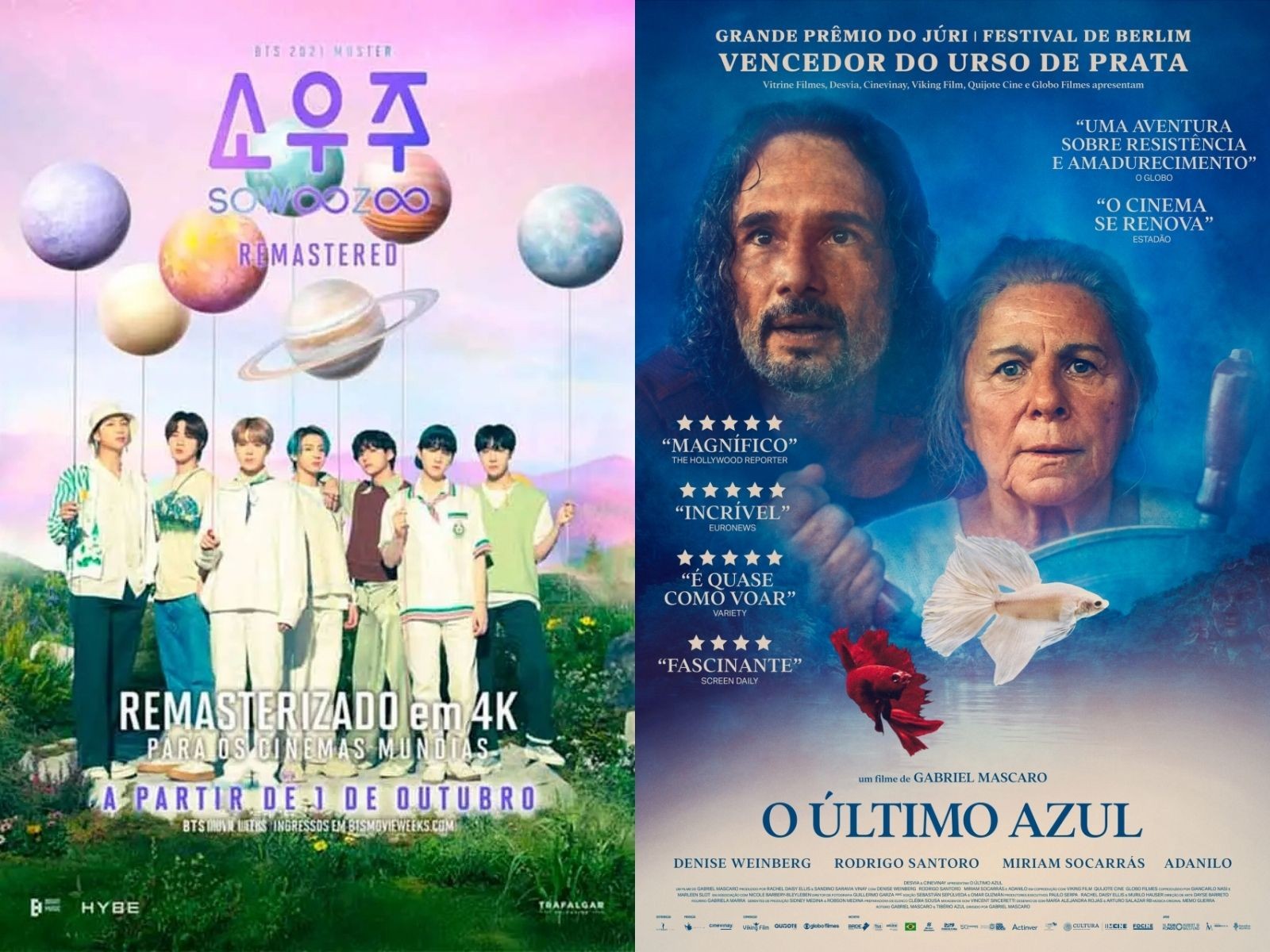 'BTS 2021 Muster', 'O Último Azul' e 'Demon Slayer': veja filmes em cartaz no cinema de Rio Branco 