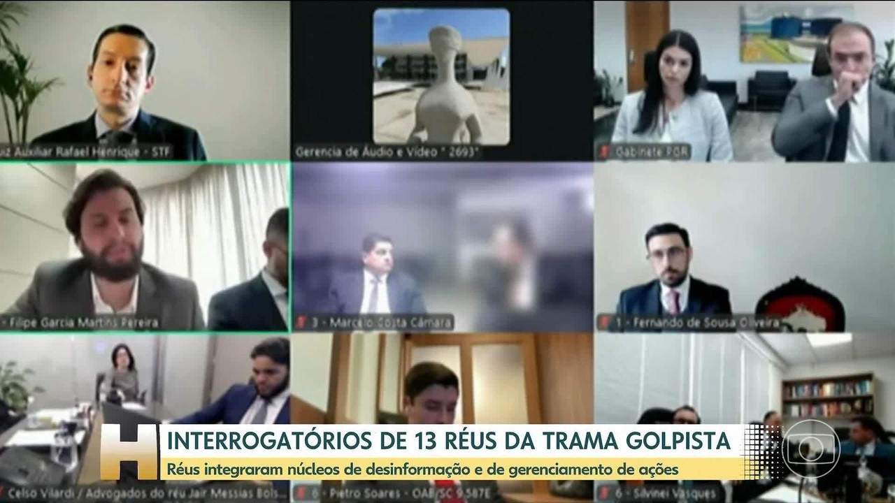 Moraes proíbe uso de fardas por réus durante interrogatório de tentativa de golpe de Estado