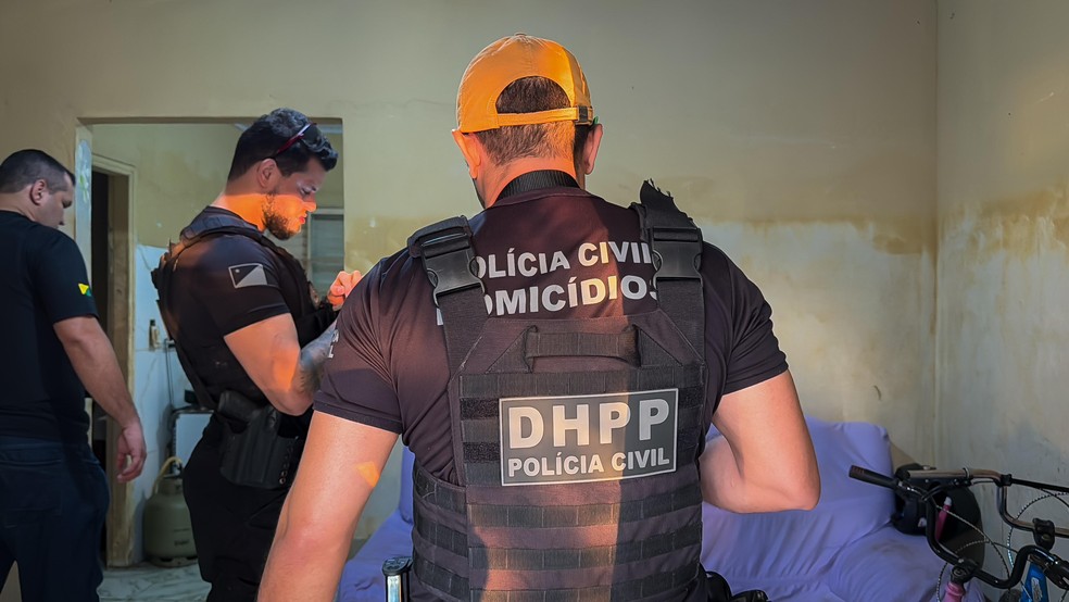 Um dos suspeitos foi preso em Idaial, em Santa Catarina — Foto: Divulgação/Polícia Civil