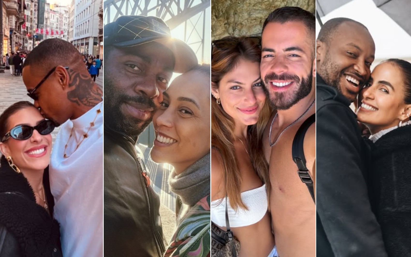 Dia dos Namorados: Léo Santana, Carol Peixinho, Lázaro Ramos e Pipo Marques se declaram nas redes sociais