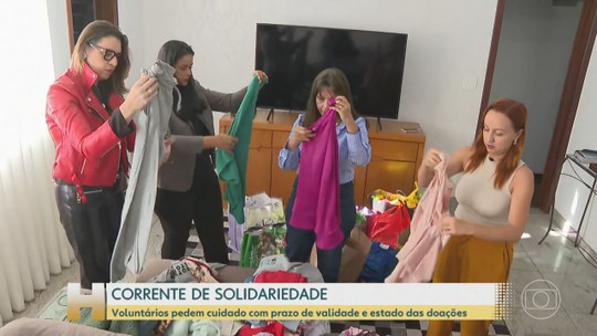 Brasileiros fazem corrente de solidariedade para ajudar população do Rio Grande do Sul - Programa: Jornal Hoje 