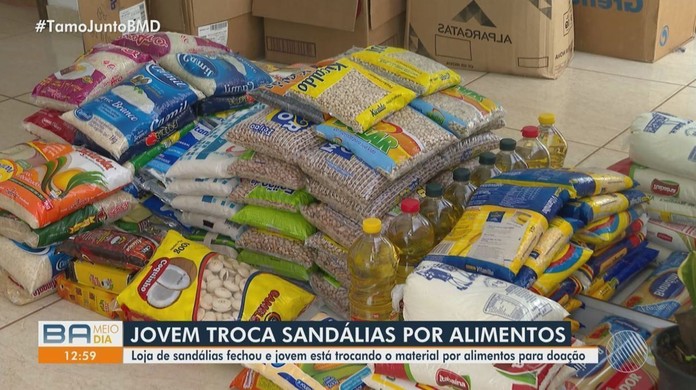 Empreendedora fecha loja e troca mercadorias do estoque por alimentos para  fazer doações em Salvador; veja como ajudar, Bahia