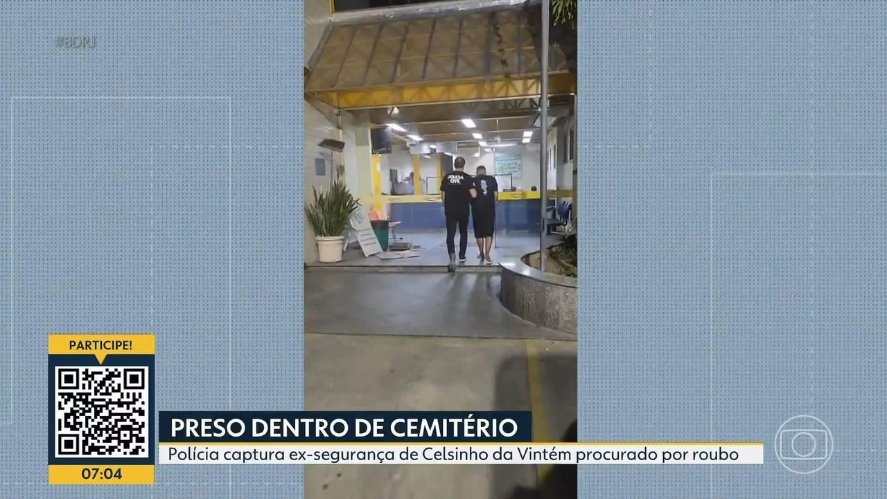 Ex-segurança de Celsinho da Vintém é preso dentro de cemitério na Zona Oeste