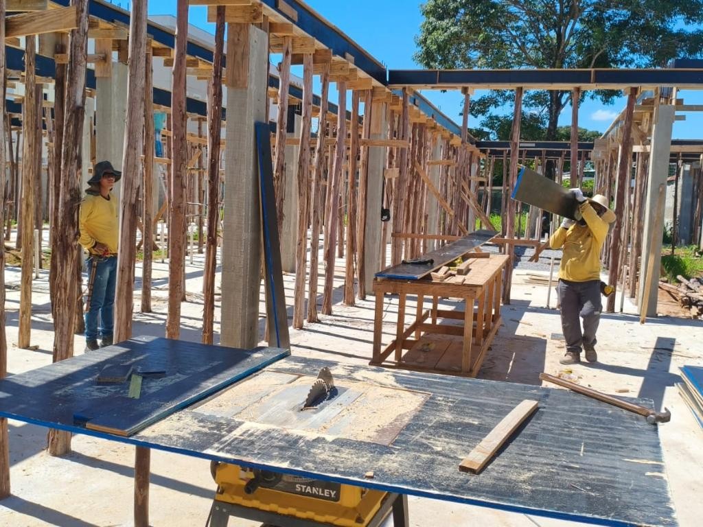 Obra da UBS Santana avança e entra na fase de estrutura