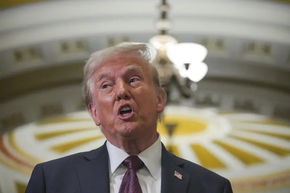 Trump menciona planos de anexar a Groenlândia desde 2019 — Foto: Reuters via BBC