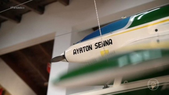 Fantástico mostra onde Ayrton Senna guardava coleções de aviões e carrinhos - Programa: Fantástico 