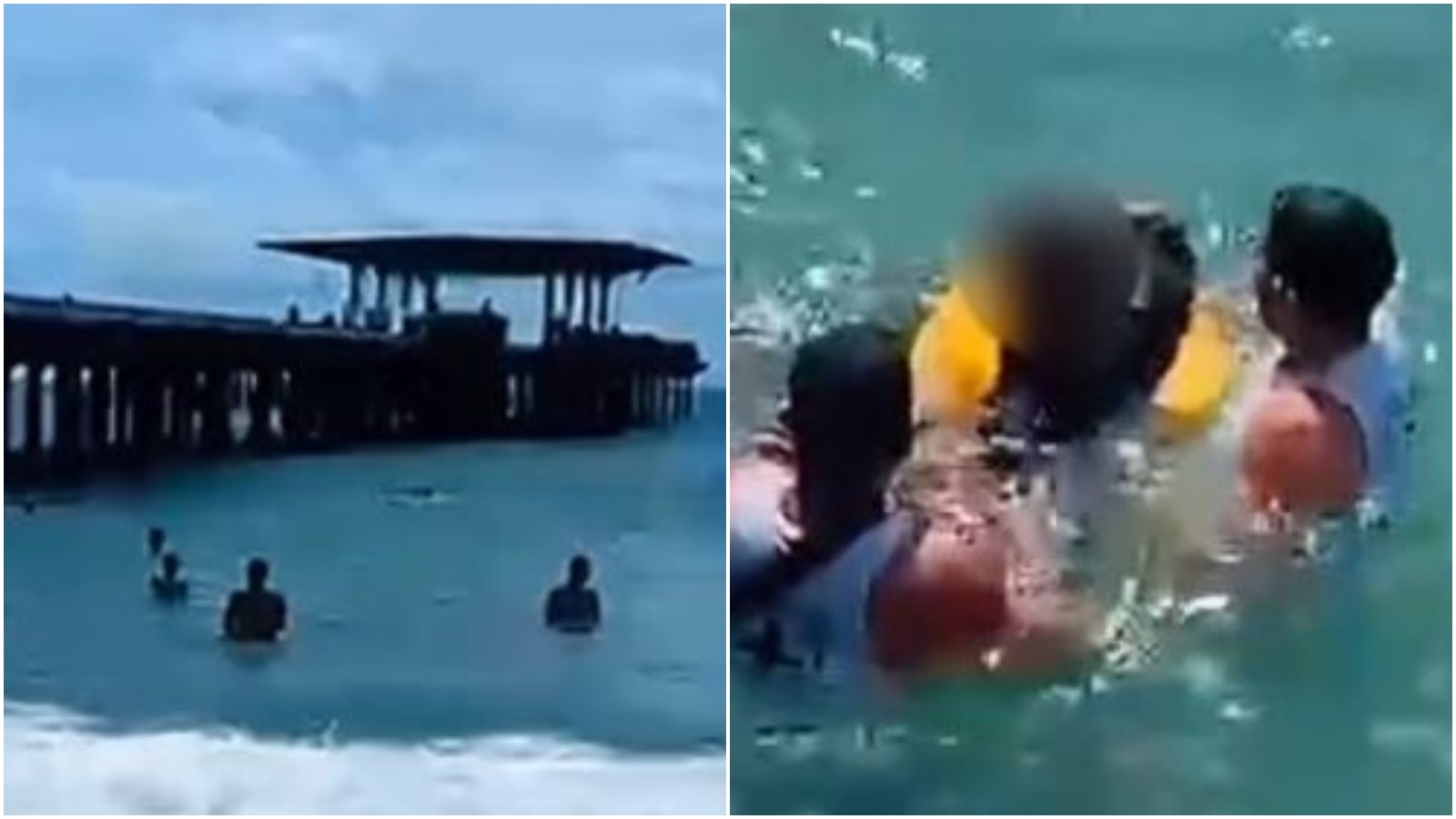 Adolescente é resgatado de afogamento após salto de ponte em Fortaleza; vídeo