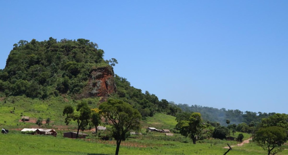Área que era alvo de disputa em Antônio João (MS) — Foto: Tatiane Klein / RAIS