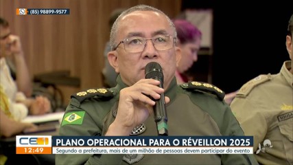 Plano operacional para o Réveillon 2025 