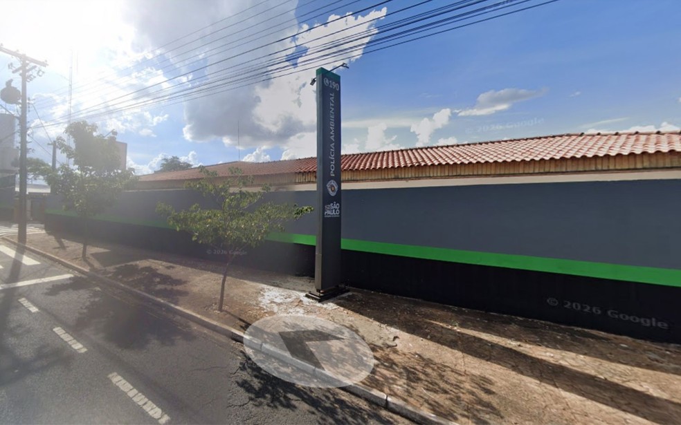 Pol&iacute;cia Ambiental em S&atilde;o Jos&eacute; do Rio Preto (SP) &mdash; Foto: Google Street View