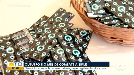 Campanha de combate à sífilis é realizada em Gurupi após aumento de casos registrados